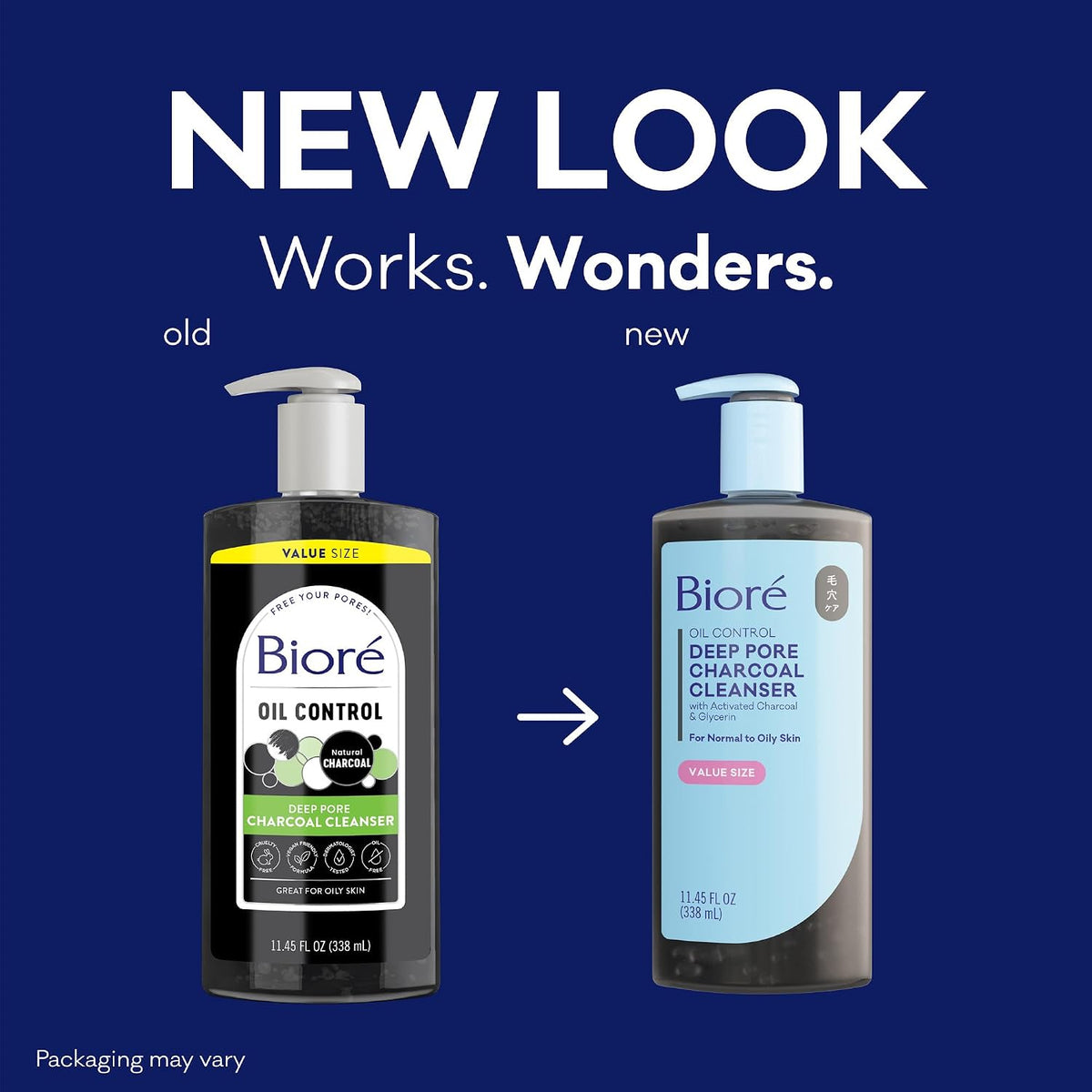 Revitalize Your Skin with Biore Deep Pore Charcoal Face Wash for Oily Skin - 11.45 Fl Oz