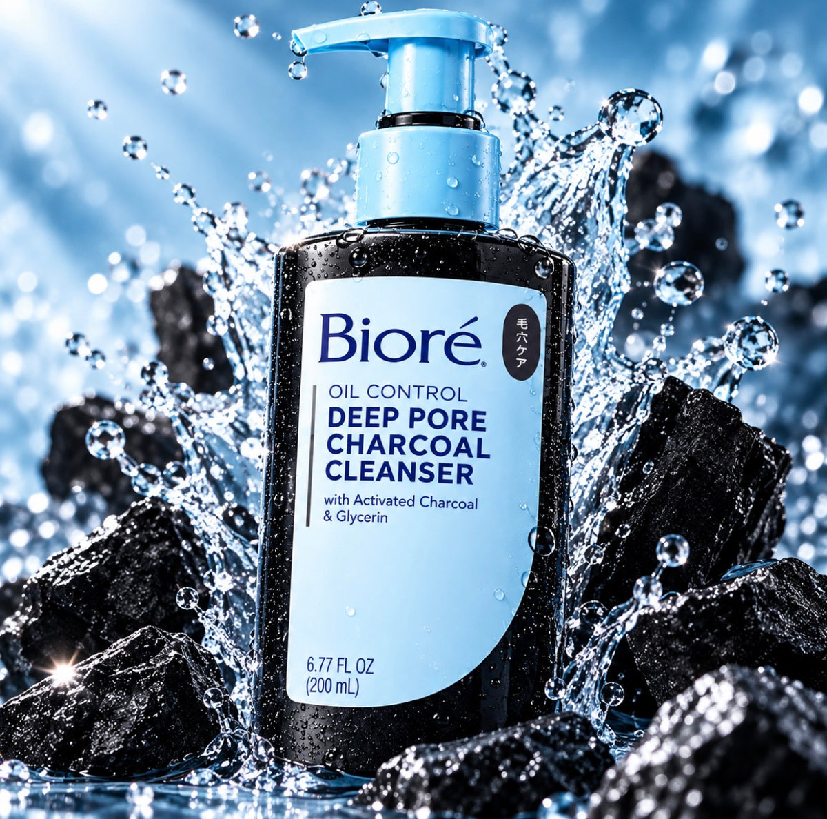 Bioré Deep Pore Charcoal Cleanser | Deep Clean for Oily Skin – 11.45 fl oz