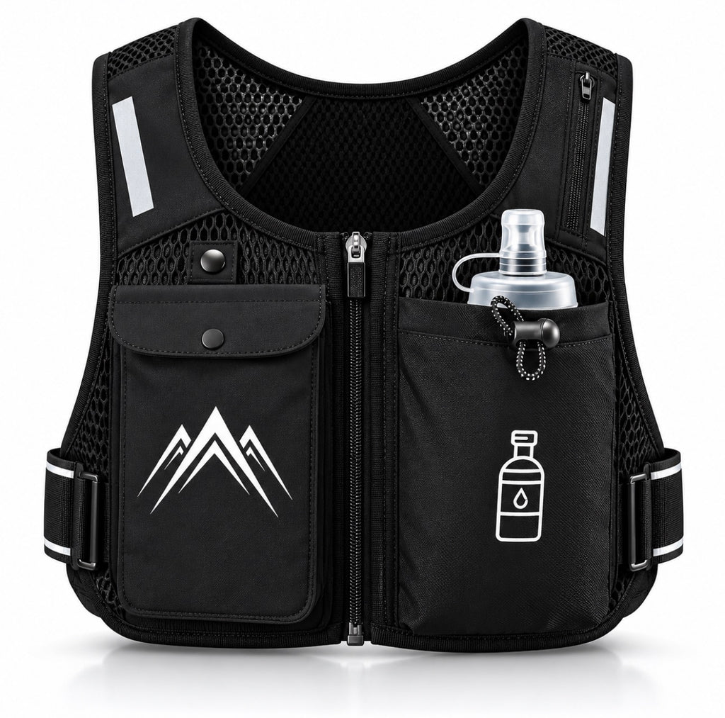 Running Hydration Vest with 500ML Water Bottle