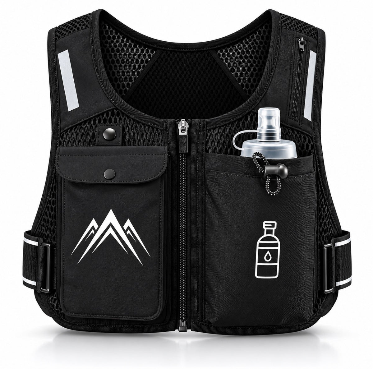 Running Hydration Vest with 500ML Water Bottle